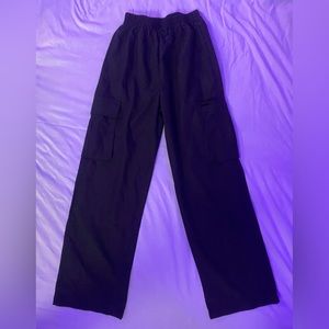 black Shein cargo pants